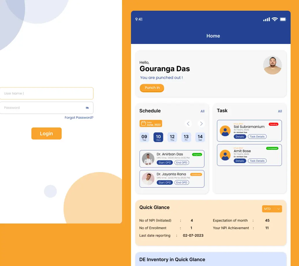 Mobile App Screen