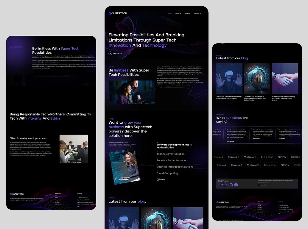 Web Screen
