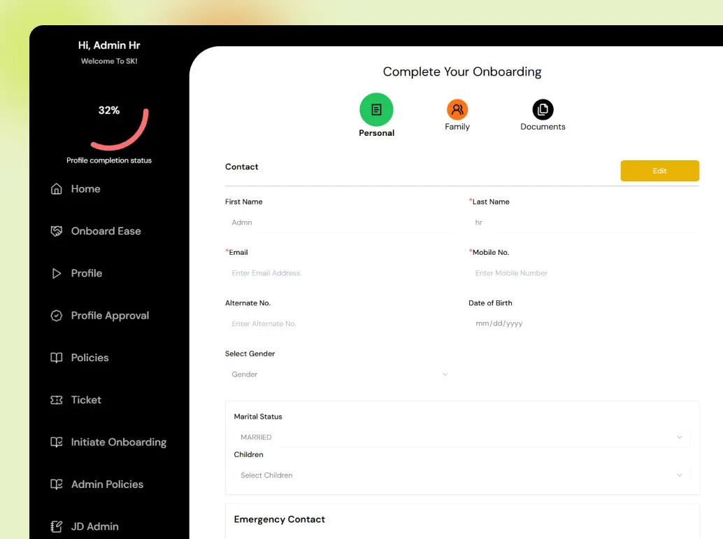 Web app portfolio cover