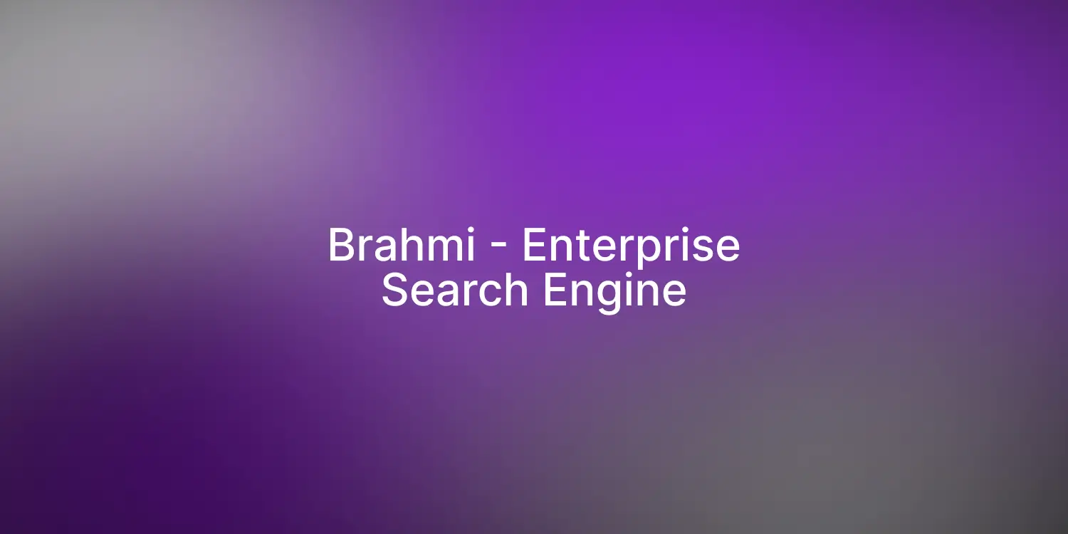 Building Search Intelligence for Enterprise Knowledge