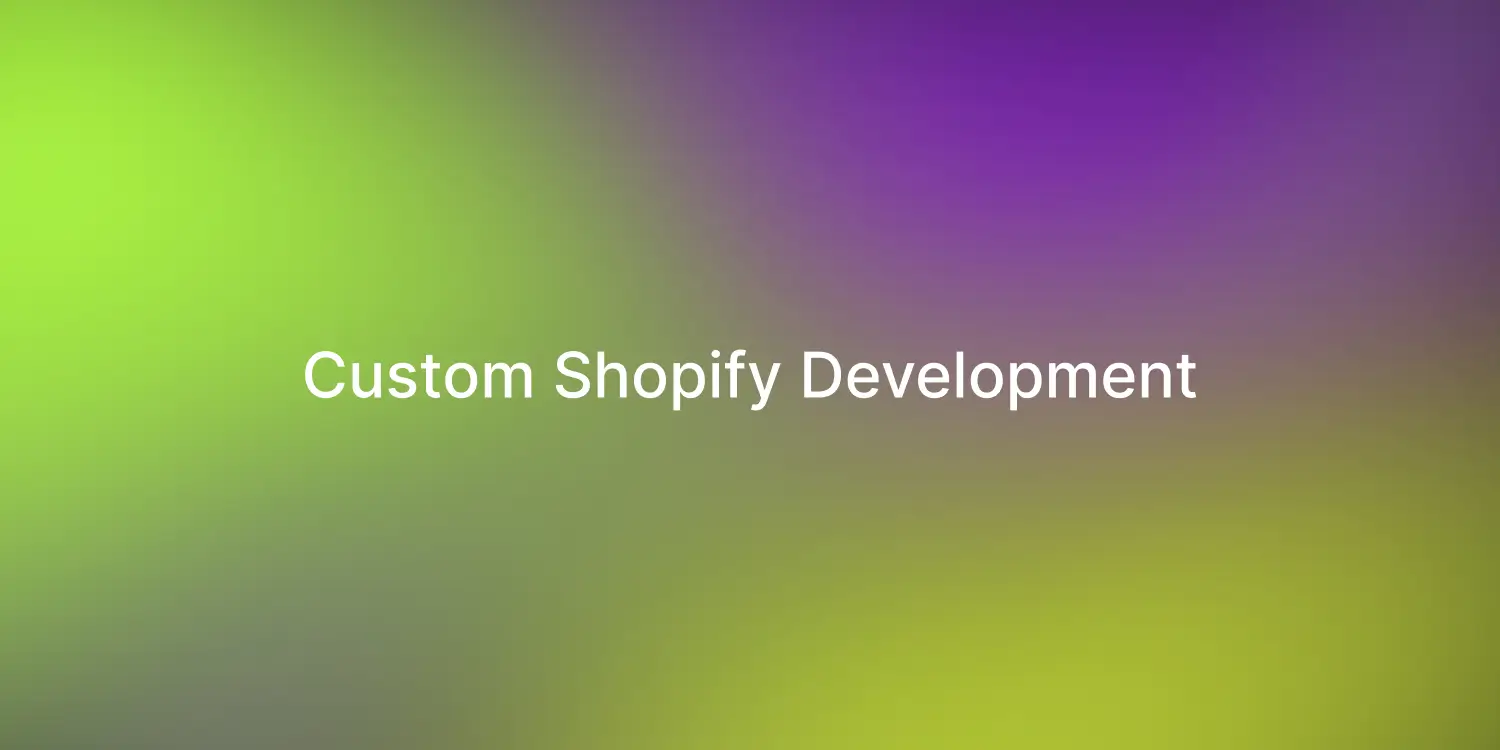 Custom Shopify Development for a Modern Consumer Technology Brand