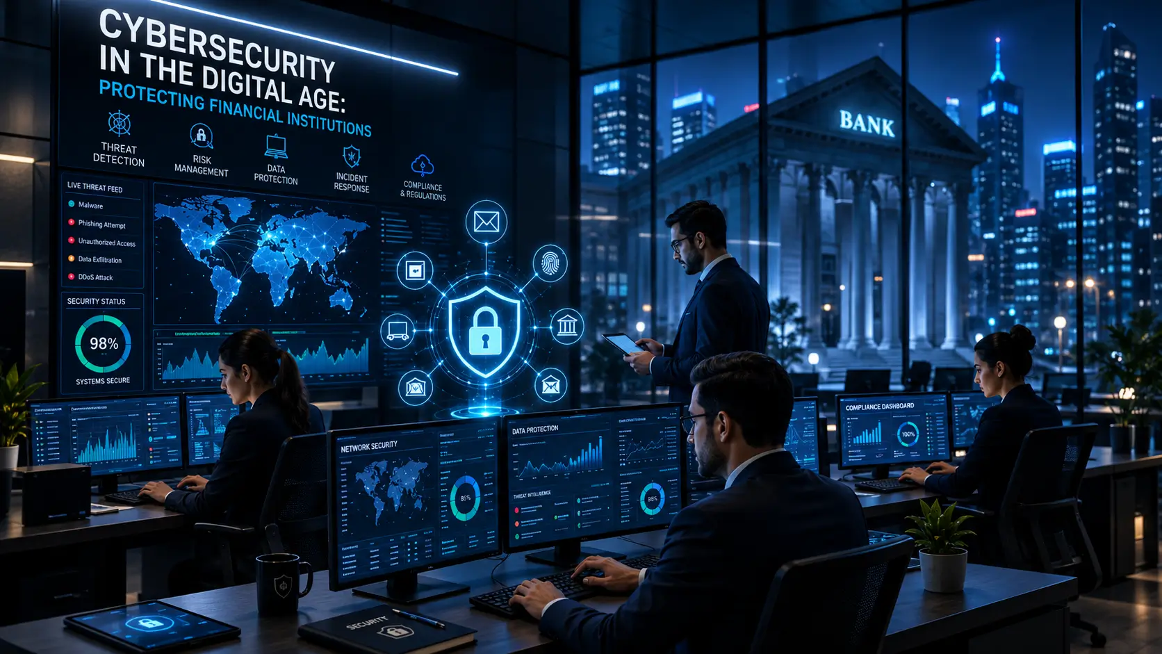 Cybersecurity in the Digital Age: Protecting Financial Institutions