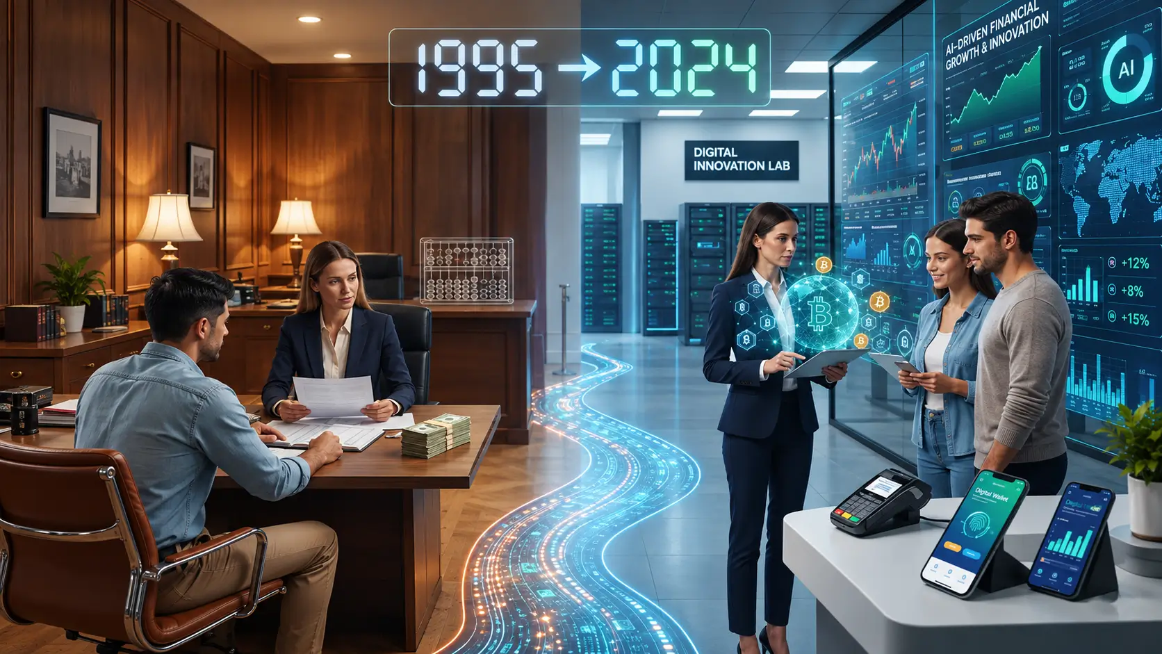 The transformational shift in banking in the digital age
